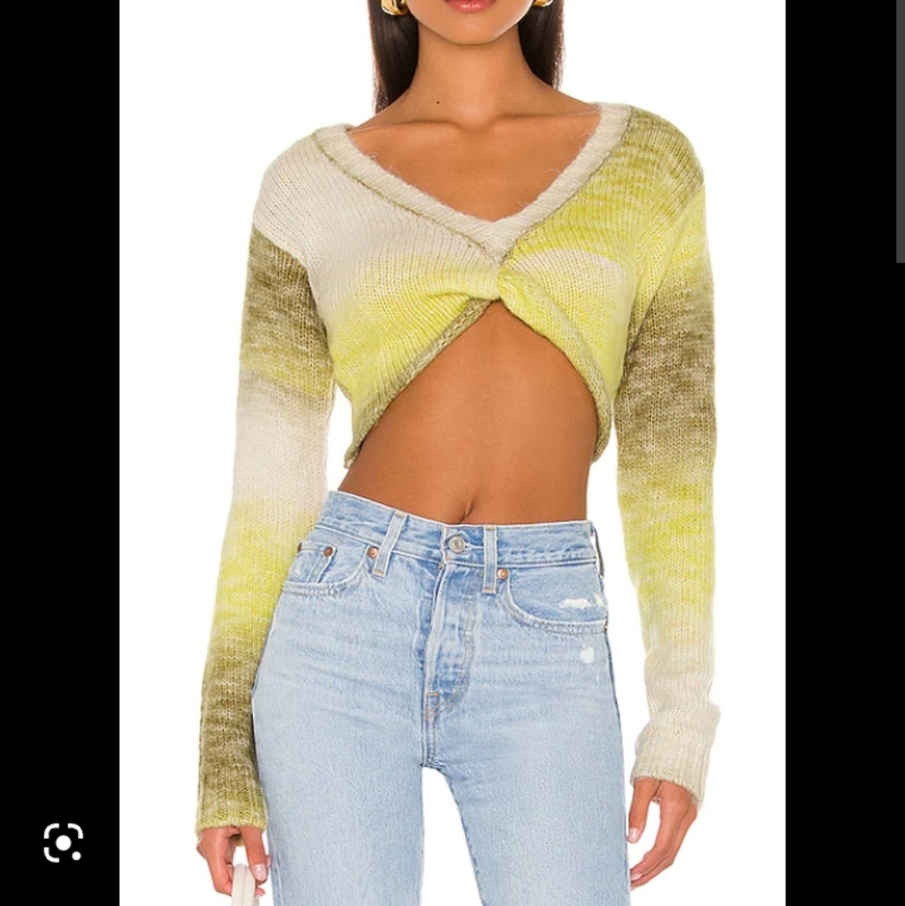 For Love and Lemons  Celeste Twist Sweater